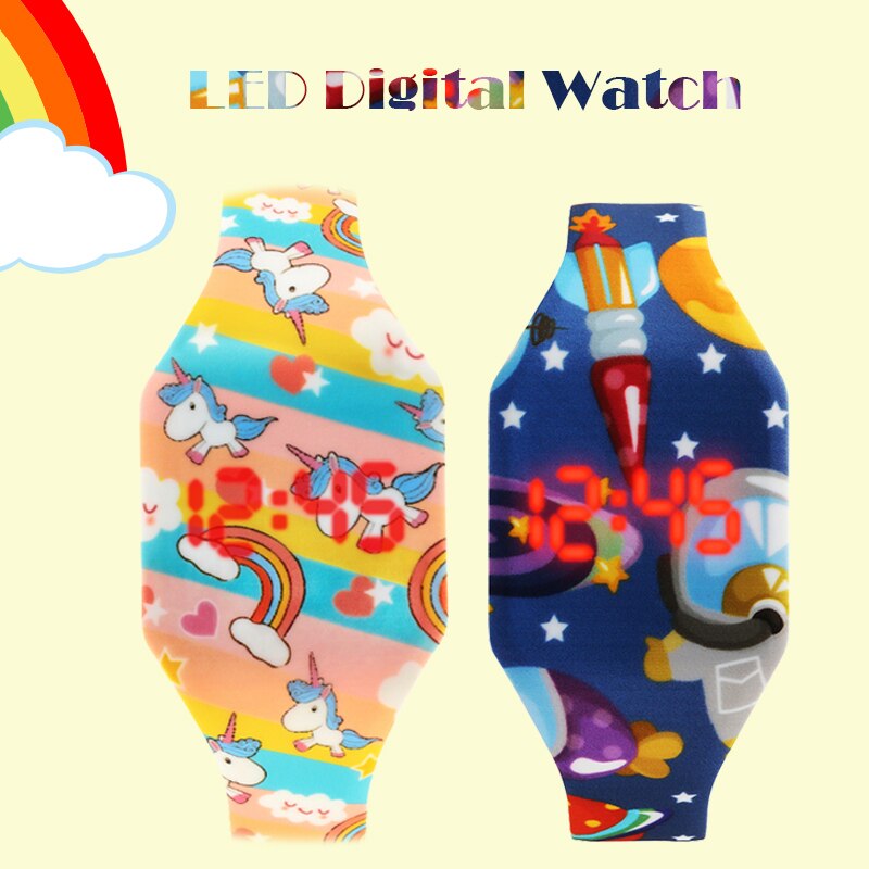 ¡Relojes infantiles de dinosaurios! 🦕🦖 Divertidos y adorables relojes LED digitales para niños y niñas. ¡Hora de aprender con diversión! ⌚👧👦