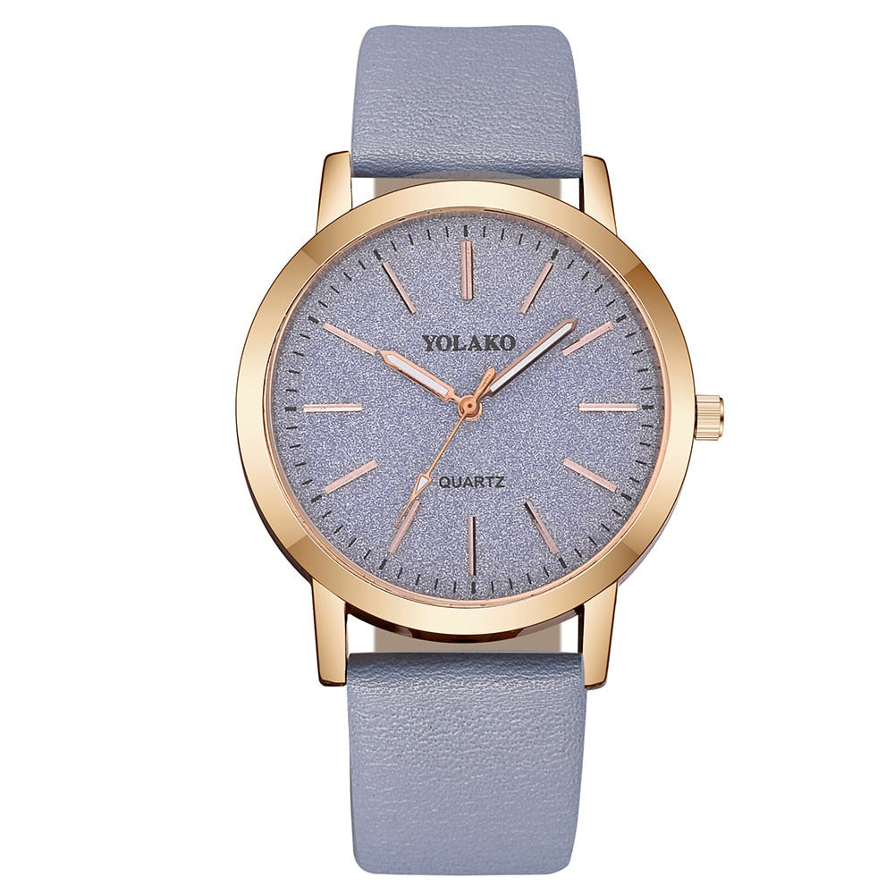 Women's Watches¡Descubre la elegancia del lujo con la "Montre Femme"! Un reloj de marca para mujeres con un diseño de moda, con correa de cuero. Este reloj de pulsera femenino de cuarzo es perfecto para lucir con estilo. ⌚💕