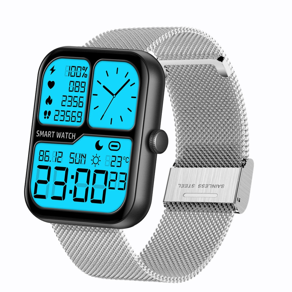 SENBONO para Hombres 💧💦 3ATM Impermeable IP68 🏊‍♂️⌚ Reloj Deportivo de 1.83 pulgadas ⌚️💪 Esferas Personalizadas 🔄💻 Smartwatch para Hombres y Mujeres ⌚️🚺 Compatible con Xiaomi, iOS y Android 📱🤝
