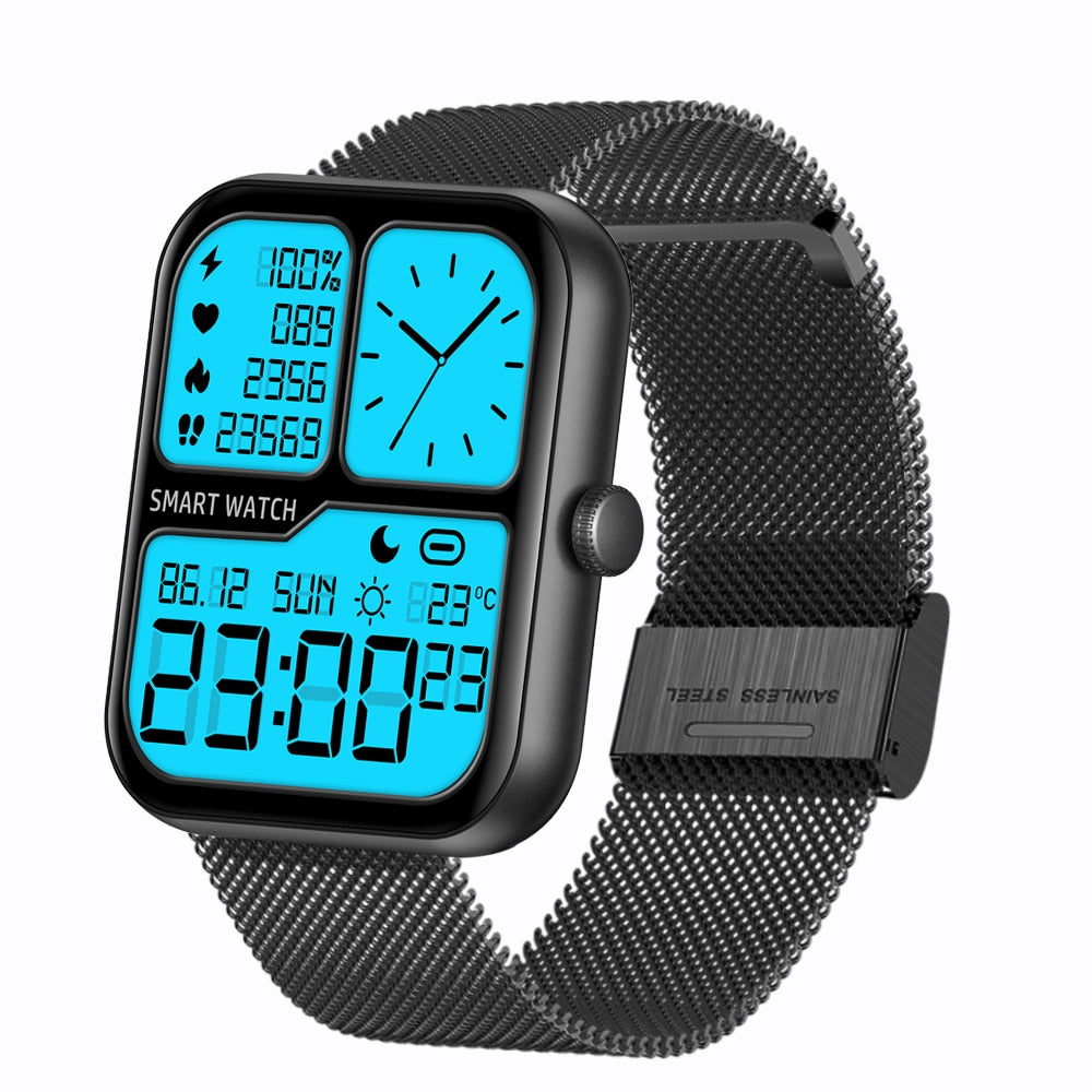 SENBONO para Hombres 💧💦 3ATM Impermeable IP68 🏊‍♂️⌚ Reloj Deportivo de 1.83 pulgadas ⌚️💪 Esferas Personalizadas 🔄💻 Smartwatch para Hombres y Mujeres ⌚️🚺 Compatible con Xiaomi, iOS y Android 📱🤝