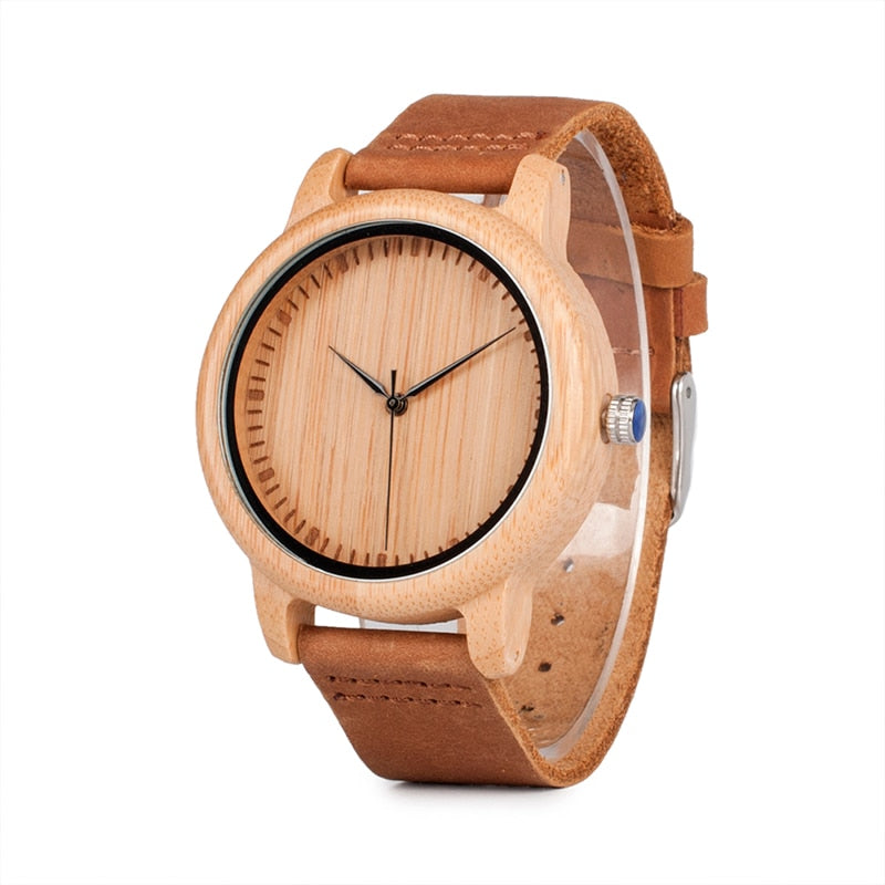 BOBO BIRD madera bamboo hombre y mujer WD Wood Bamboo Watch for Mens
