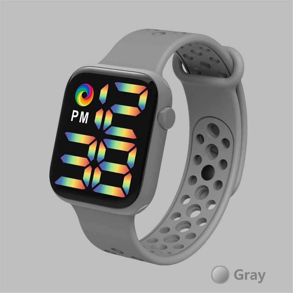 Reloj Digital electrónico con correa de silicona para hombre y Mujer, pulsera deportiva con pantalla LED. Ideal para regalar a tu novia o amiga. 💁‍♀️⌚️🎁🌟