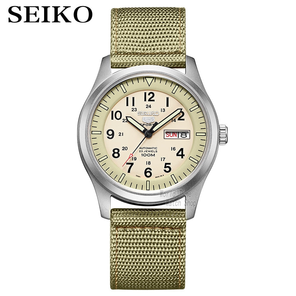 Seiko Reloj Automático para Hombre 5 - Estilo, Funcionalidad y Durabilidad en Uno  🏆