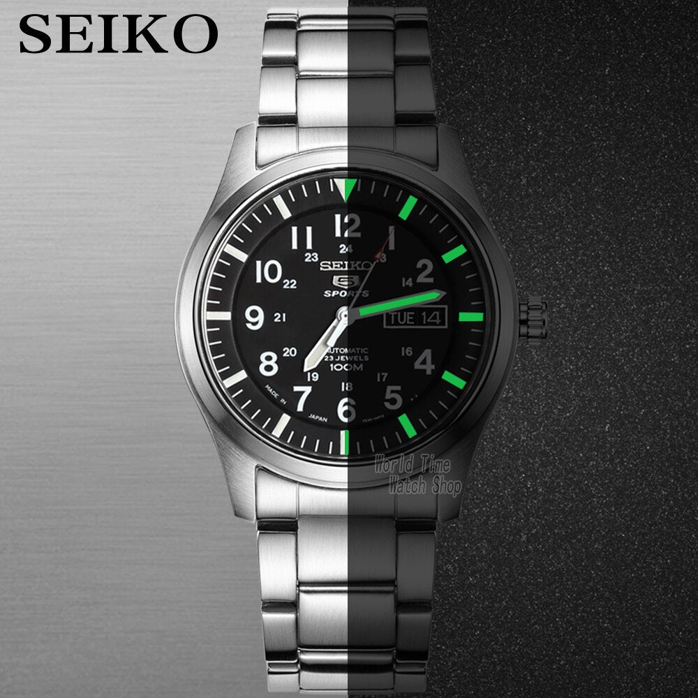 Seiko Reloj Automático para Hombre 5 - Estilo, Funcionalidad y Durabilidad en Uno  🏆