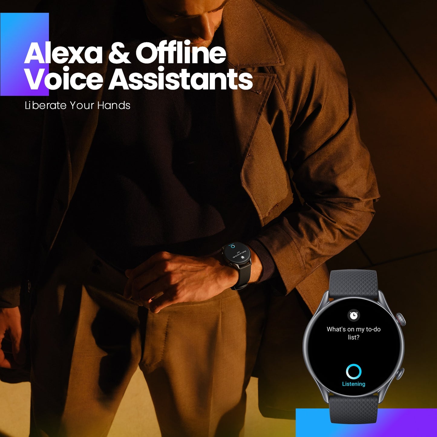 Amazfit GTR 3 Pro! Este elegante reloj inteligente cuenta con una pantalla AMOLED de 1,45 pulgadas, Alexa integrada y GPS con Zepp OS para Android e iOS. ¡Descubre todas sus funciones avanzadas y mantente conectado en estilo! ⌚️🚀📱