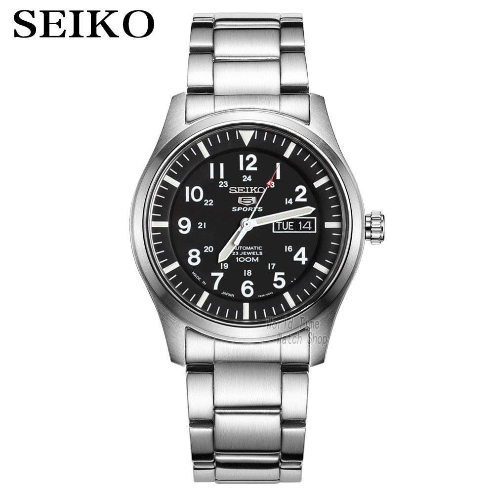 Seiko Reloj Automático para Hombre 5 - Estilo, Funcionalidad y Durabilidad en Uno  🏆