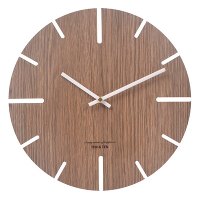 Wooden 3D Wall Clock  Colección ¡Descubre el encanto del "Reloj de Pared de Madera "!estilo nórdico y contemporáneo! ⏰🏠