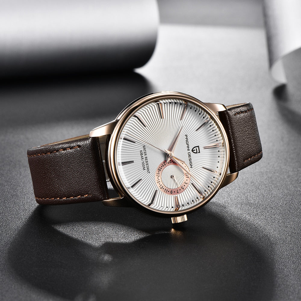 2021 PAGANI DESIGN: Reloj de cuarzo de lujo de alta gama resistente al agua para hombres. Estilo de moda casual y deportivo. Reloj militar ideal para cualquier ocasión. ¡El complemento perfecto para tu look masculino!