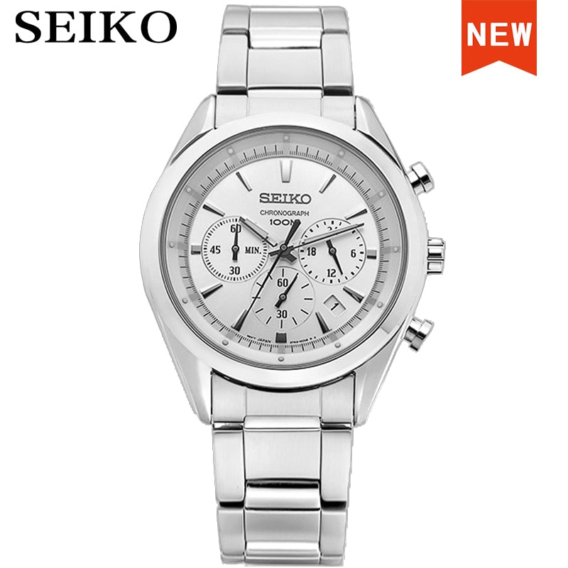 Seiko COLECCION para hombres, marca de lujo, resistente al agua, deportivo, reloj de cuarzo, reloj militar, muchos modelos Sk, SG, SS, SN