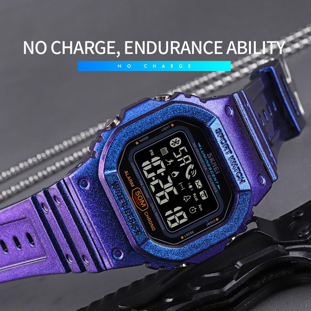 SKMEI Un reloj electrónico con seguimiento de pasos y calorías, compatible con Huawei e iPhone. ¡Un reloj deportivo y funcional! ⌚🏃‍♂️📱