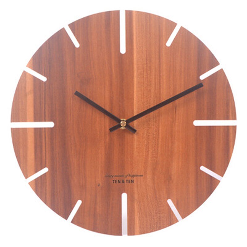 Wooden 3D Wall Clock  Colección ¡Descubre el encanto del "Reloj de Pared de Madera "!estilo nórdico y contemporáneo! ⏰🏠