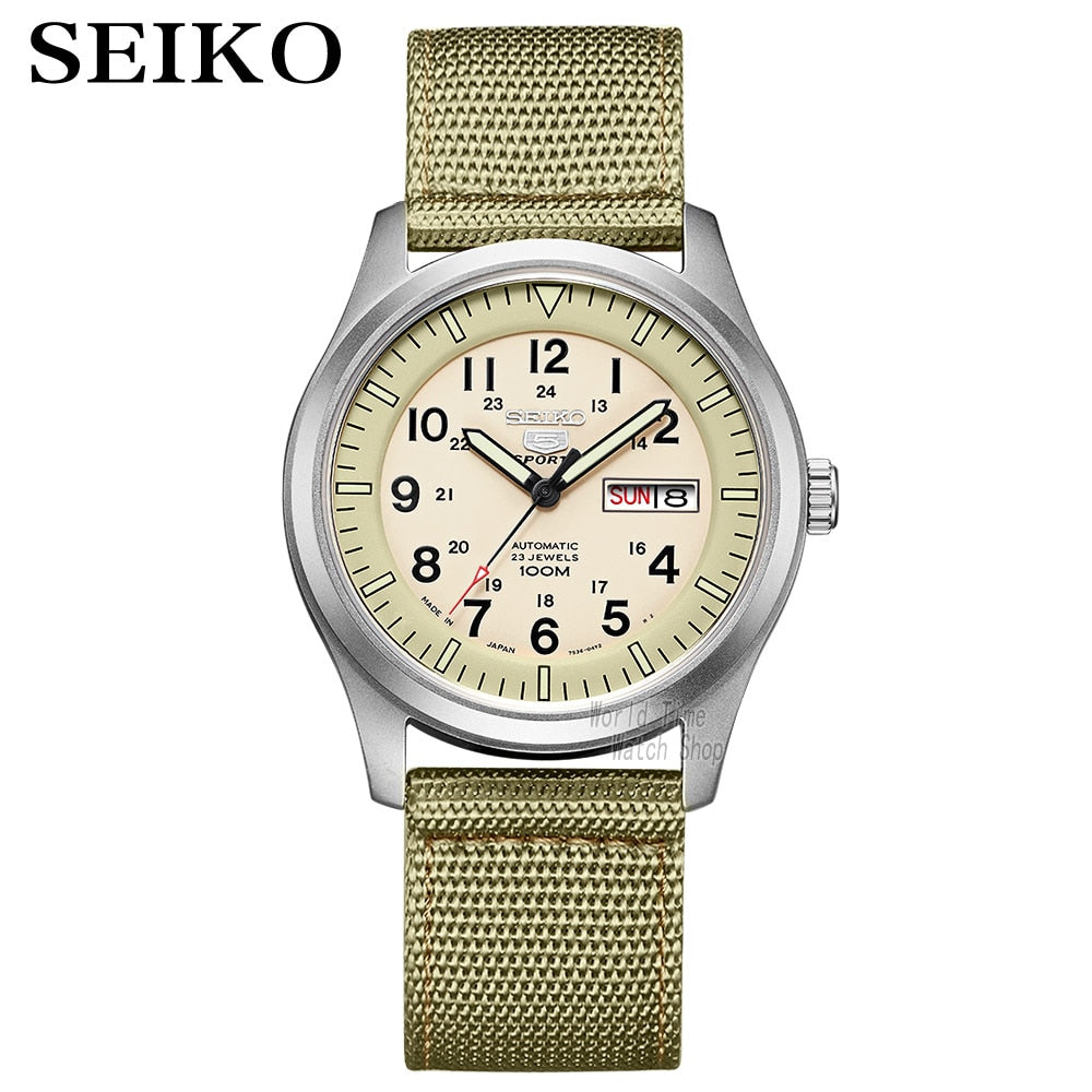 Seiko Reloj Automático para Hombre 5 - Estilo, Funcionalidad y Durabilidad en Uno  🏆