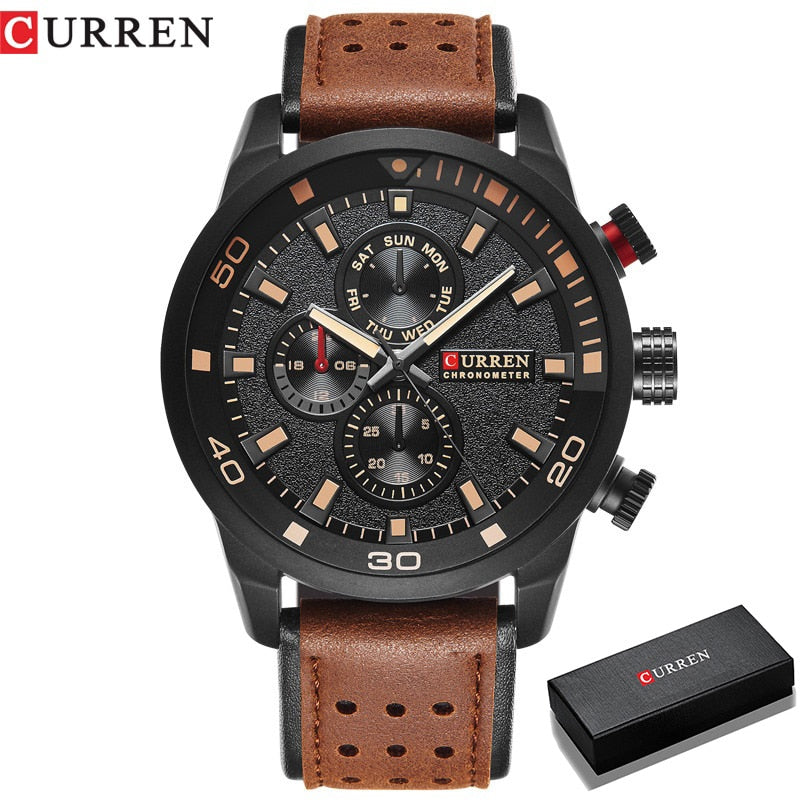 CURREN 2017 para hombres! ⌚️ 🎁 El regalo perfecto para hombres, 🎩 Elegante y sofisticado. ¡Consigue tu reloj CURREN ahora y haz una declaración audaz! 🌟😎