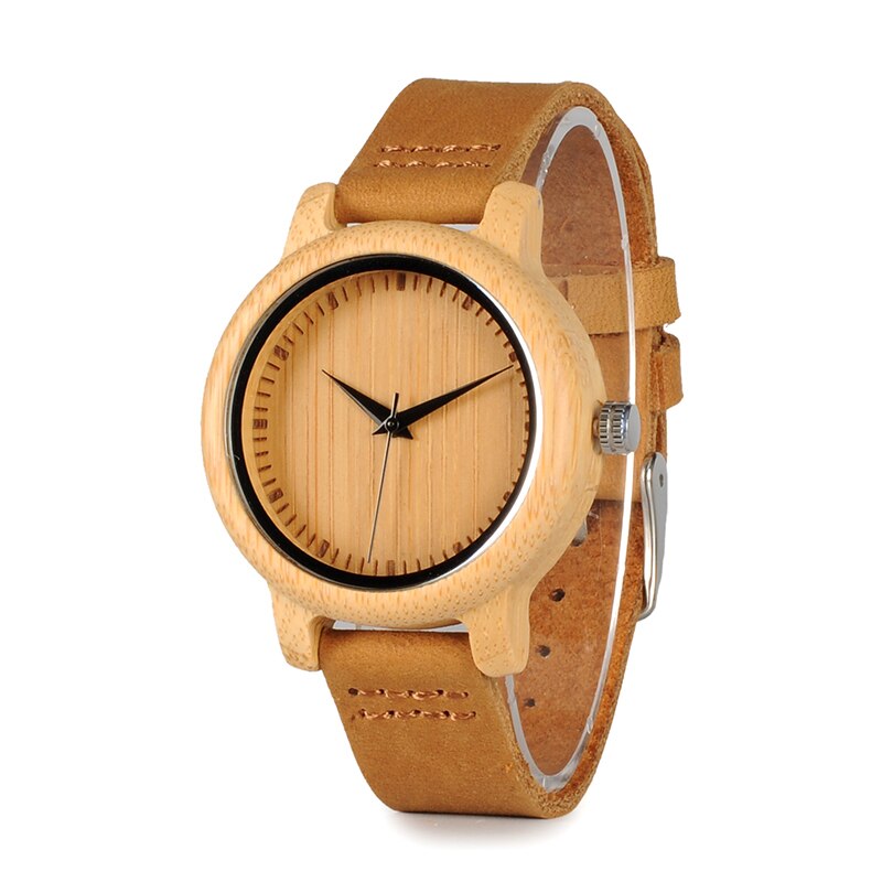 BOBO BIRD madera bamboo hombre y mujer WD Wood Bamboo Watch for Mens