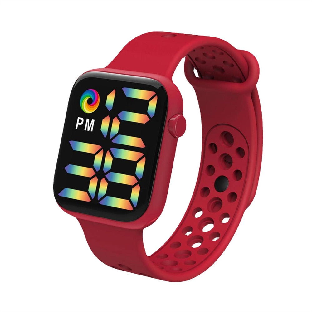 Reloj Digital electrónico con correa de silicona para hombre y Mujer, pulsera deportiva con pantalla LED. Ideal para regalar a tu novia o amiga. 💁‍♀️⌚️🎁🌟