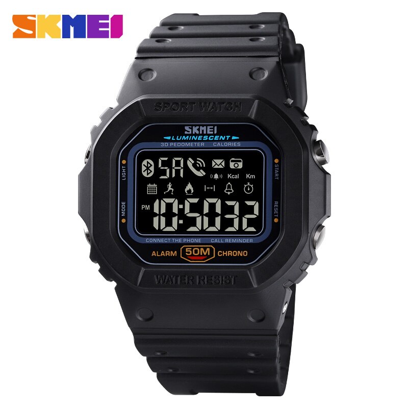 SKMEI Un reloj electrónico con seguimiento de pasos y calorías, compatible con Huawei e iPhone. ¡Un reloj deportivo y funcional! ⌚🏃‍♂️📱