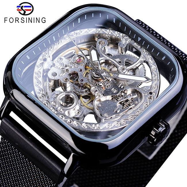 Forsining – Reloj mecánico automático para hombre⌚💎🔥👑