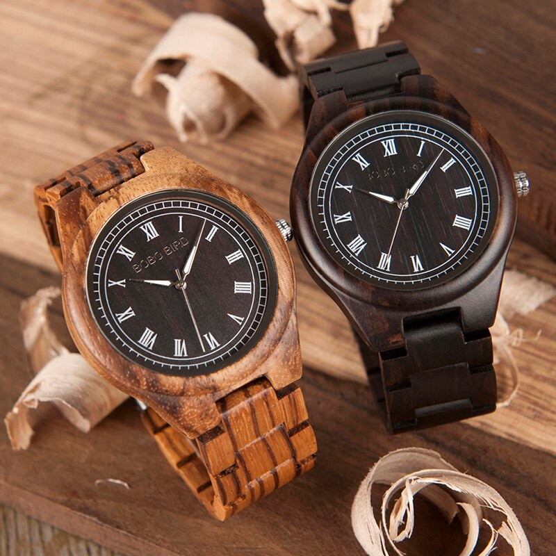 BOBO BIRD - Reloj de Madera   🕰️ modelo W