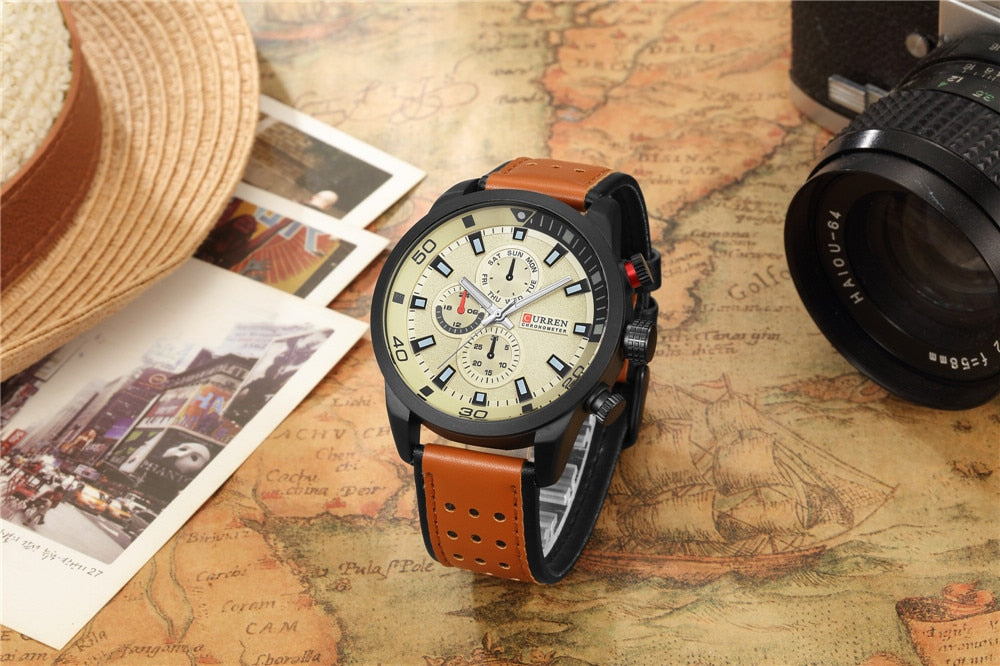 CURREN 2017 para hombres! ⌚️ 🎁 El regalo perfecto para hombres, 🎩 Elegante y sofisticado. ¡Consigue tu reloj CURREN ahora y haz una declaración audaz! 🌟😎