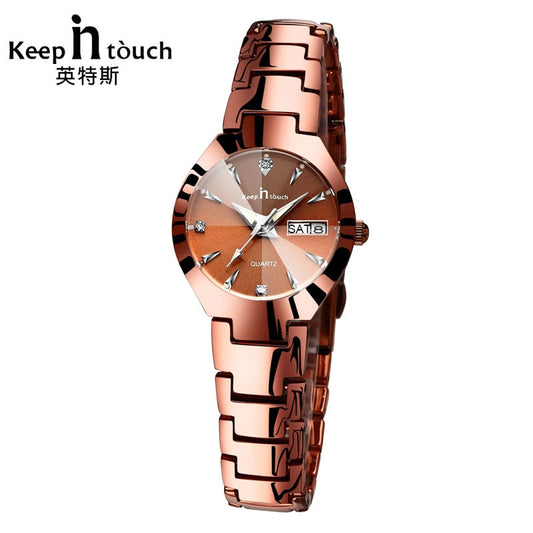 KEEP IN TOUCH 🖤📞 Reloj de plata negra para mujer, elegante reloj de pulsera de vestido con diamantes de imitación, movimiento de cuarzo y detalles luminosos. 👸💎 #braceletwomen #elegancia #estilo #moda