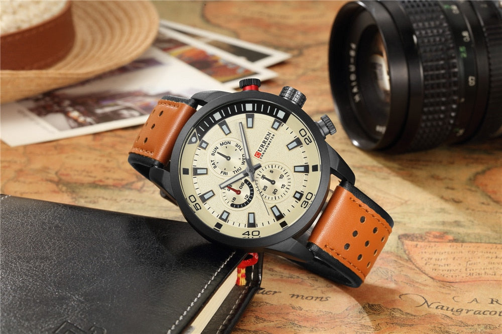 CURREN 2017 para hombres! ⌚️ 🎁 El regalo perfecto para hombres, 🎩 Elegante y sofisticado. ¡Consigue tu reloj CURREN ahora y haz una declaración audaz! 🌟😎