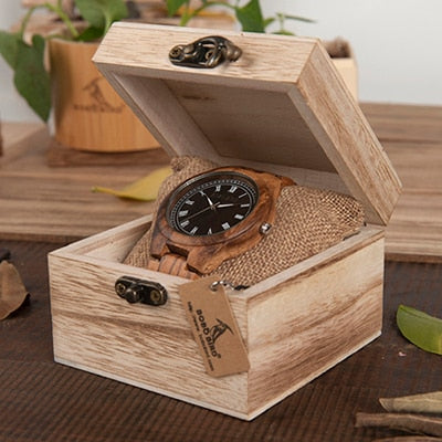 BOBO BIRD - Reloj de Madera   🕰️ modelo W