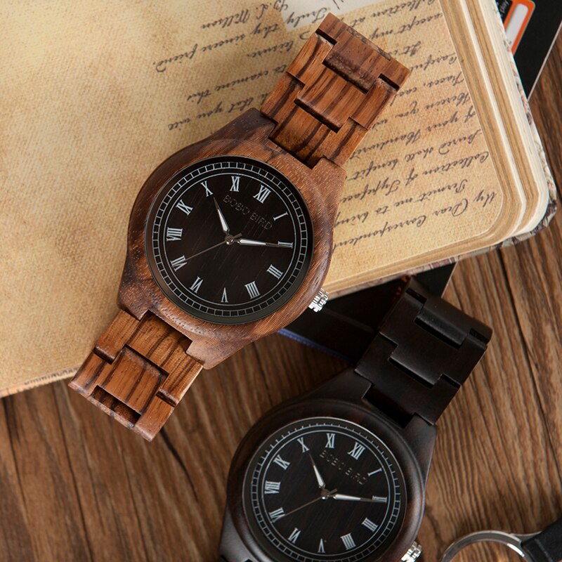 BOBO BIRD - Reloj de Madera   🕰️ modelo W