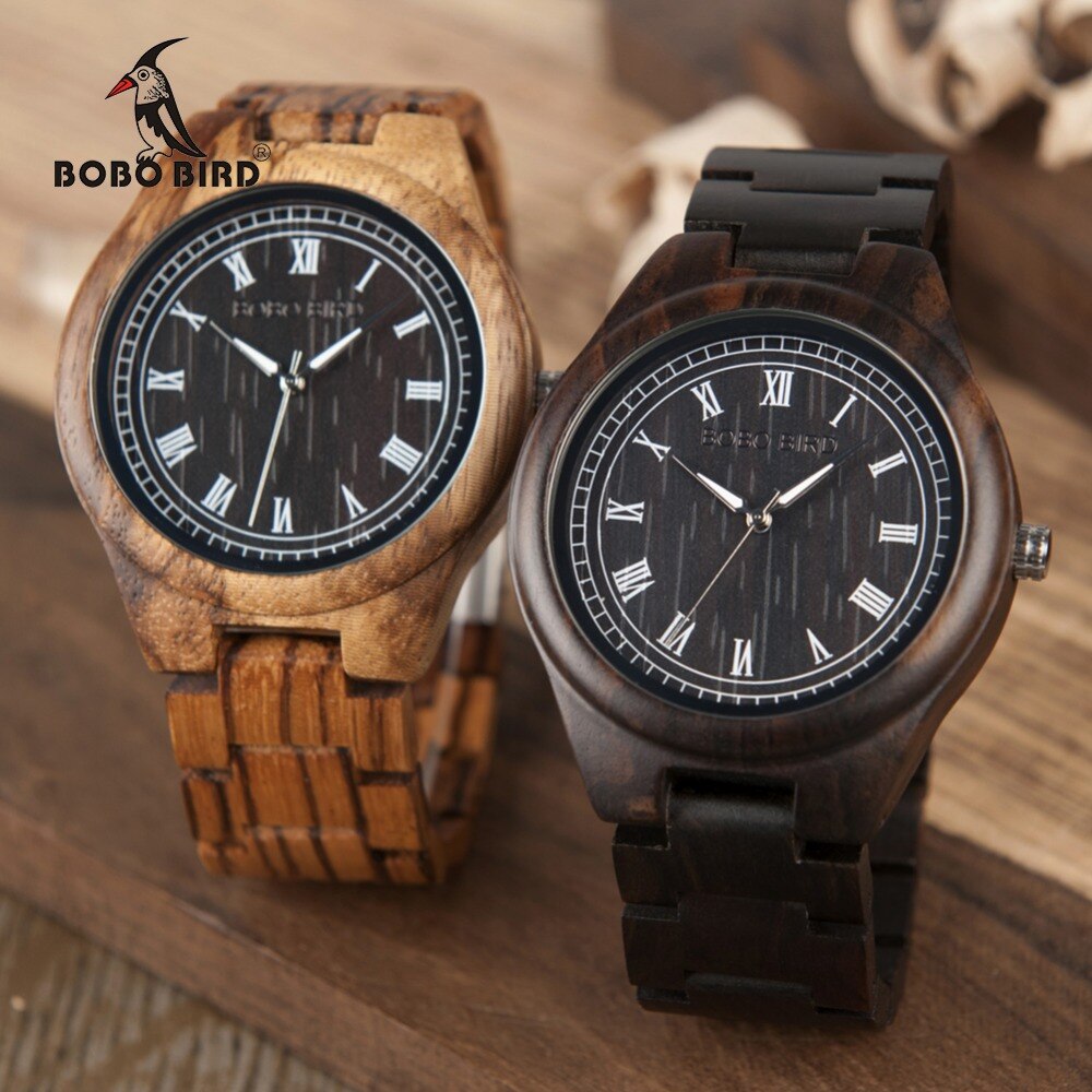 BOBO BIRD - Reloj de Madera   🕰️ modelo W