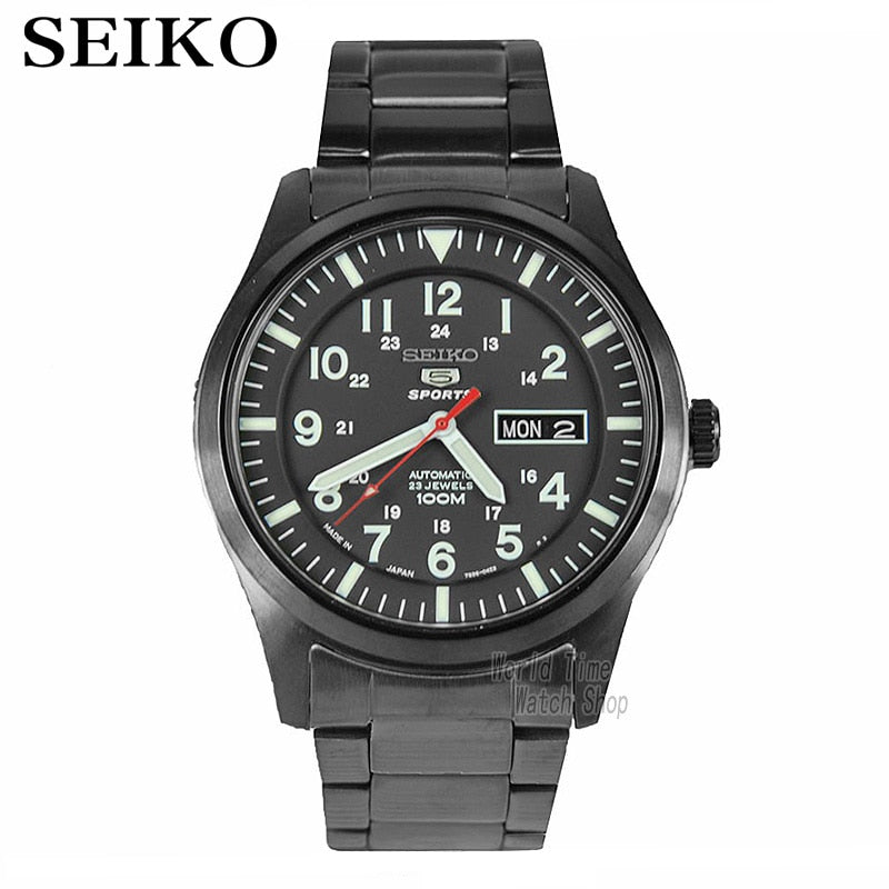 Seiko Reloj Automático para Hombre 5 - Estilo, Funcionalidad y Durabilidad en Uno  🏆