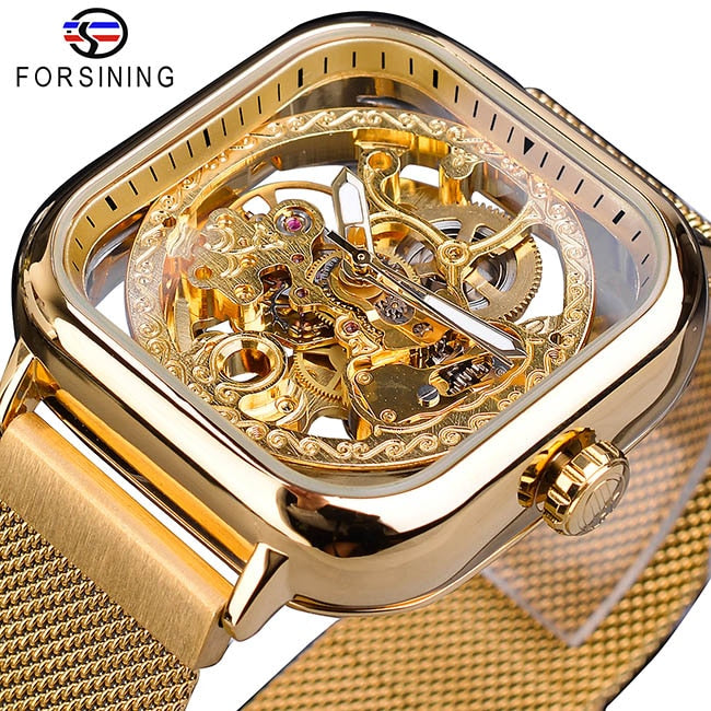 Forsining – Reloj mecánico automático para hombre⌚💎🔥👑