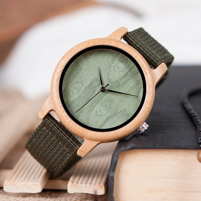 BOBO BIRD madera bamboo hombre y mujer WD Wood Bamboo Watch for Mens
