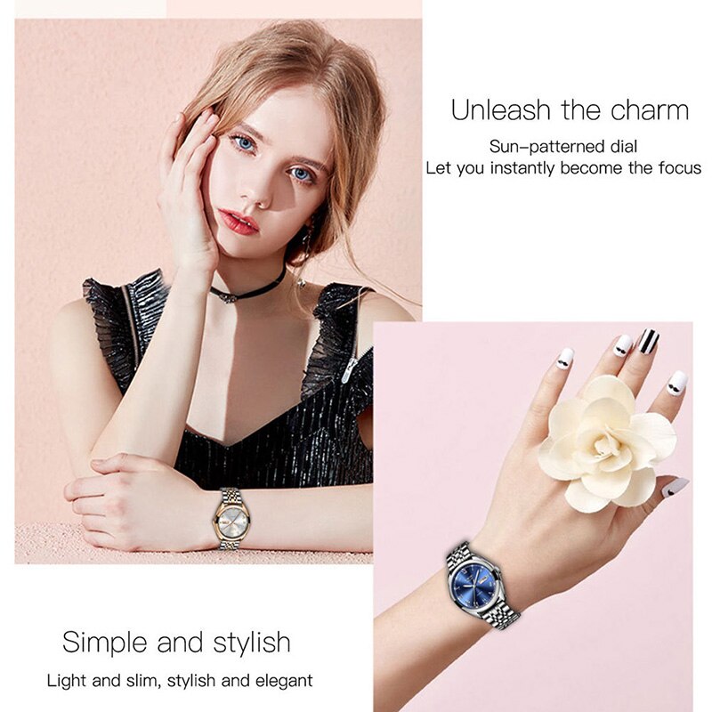 2021 ⌚ LIGE Nuevo Reloj de Mujer en Oro Rosa 💼🌹 Reloj de Cuarzo de Negocios para Mujeres, Marca de Lujo Superior ⌚👩 Reloj de Pulsera Femenino 🕰️👧 Reloj Elegante Relogio Feminino 💫