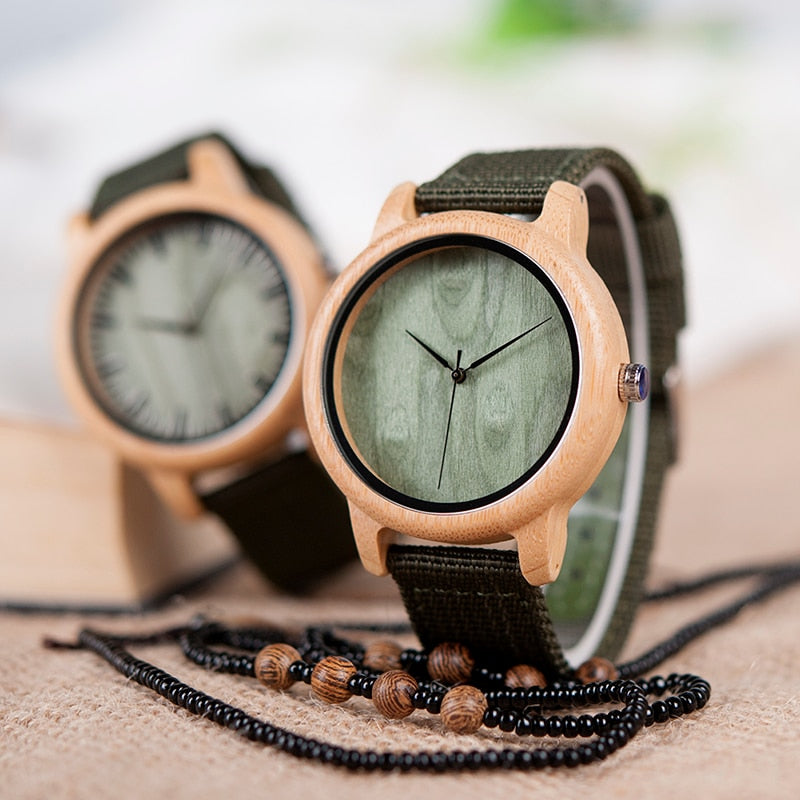 BOBO BIRD madera bamboo hombre y mujer WD Wood Bamboo Watch for Mens
