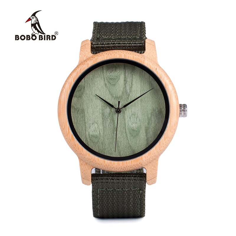 BOBO BIRD madera bamboo hombre y mujer WD Wood Bamboo Watch for Mens