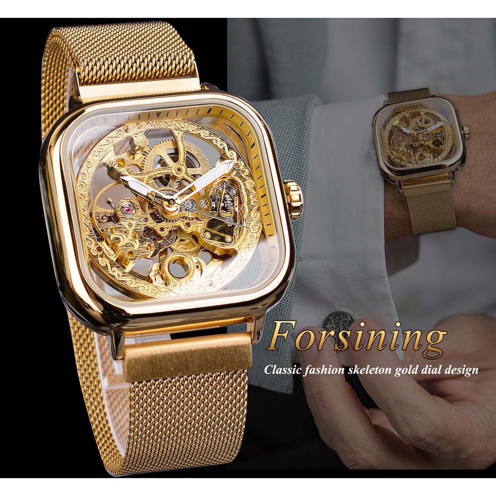 Forsining – Reloj mecánico automático para hombre⌚💎🔥👑