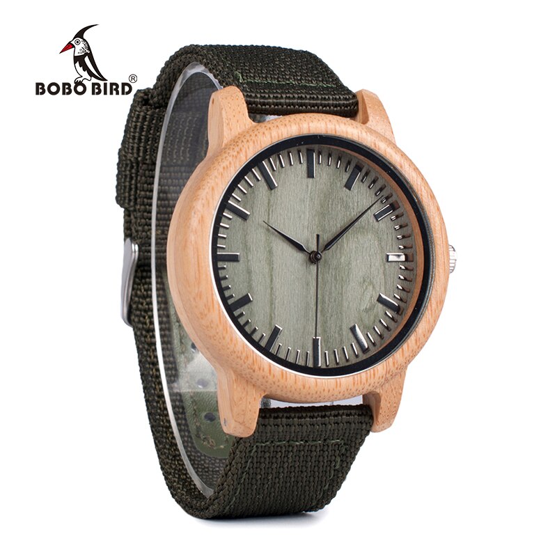 BOBO BIRD madera bamboo hombre y mujer WD Wood Bamboo Watch for Mens