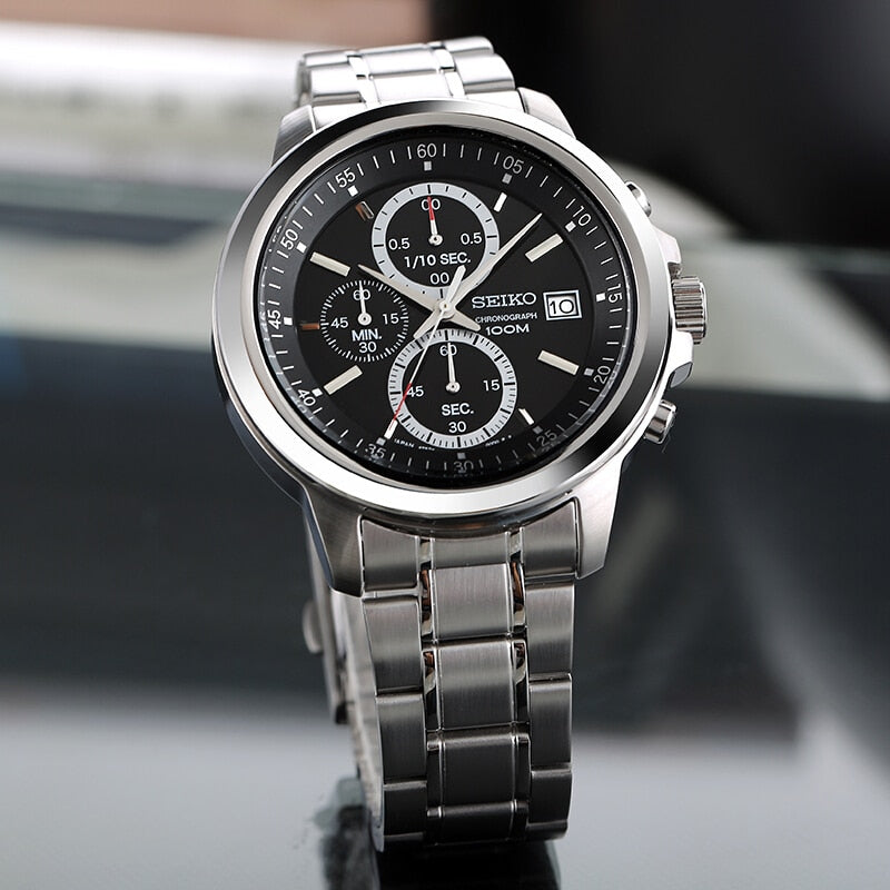 Seiko COLECCION para hombres, marca de lujo, resistente al agua, deportivo, reloj de cuarzo, reloj militar, muchos modelos Sk, SG, SS, SN