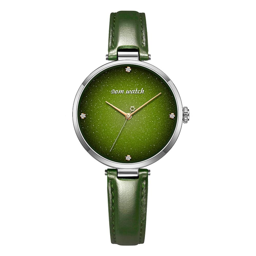 DOM 🕰️💃 DOM-Reloj de Pulsera para Mujer 💧💚
