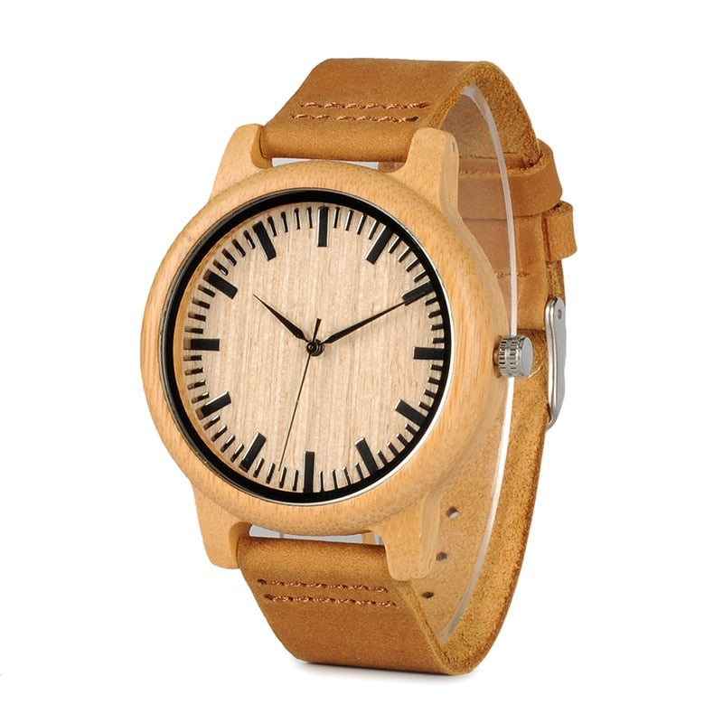 BOBO BIRD madera bamboo hombre y mujer WD Wood Bamboo Watch for Mens