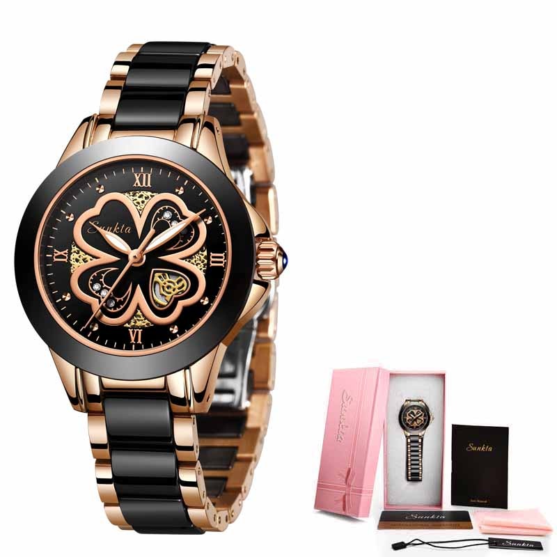 LIGE SUNKTA-Reloj de pulsera de lujo para Mujer 💦🌟✨