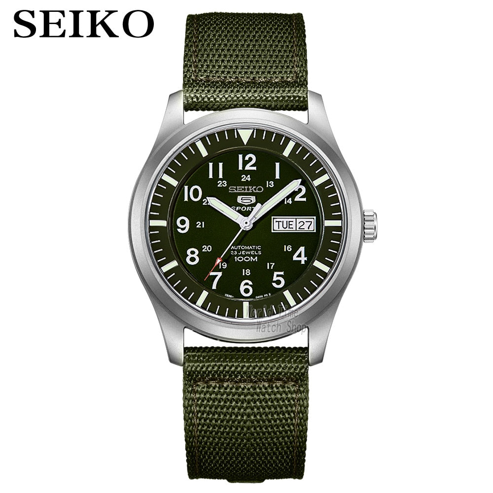 Seiko Reloj Automático para Hombre 5 - Estilo, Funcionalidad y Durabilidad en Uno  🏆