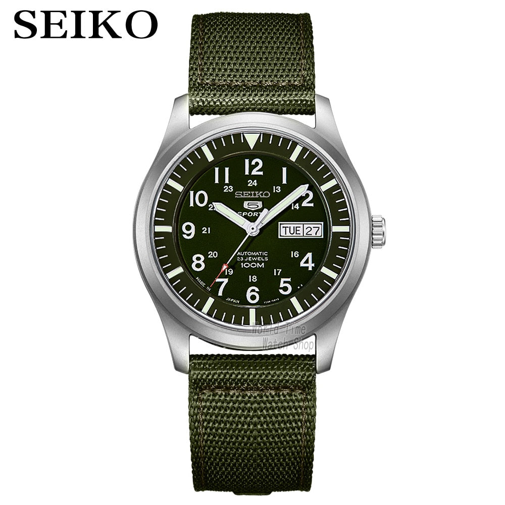 Seiko Reloj Automático para Hombre 5 - Estilo, Funcionalidad y Durabilidad en Uno  🏆