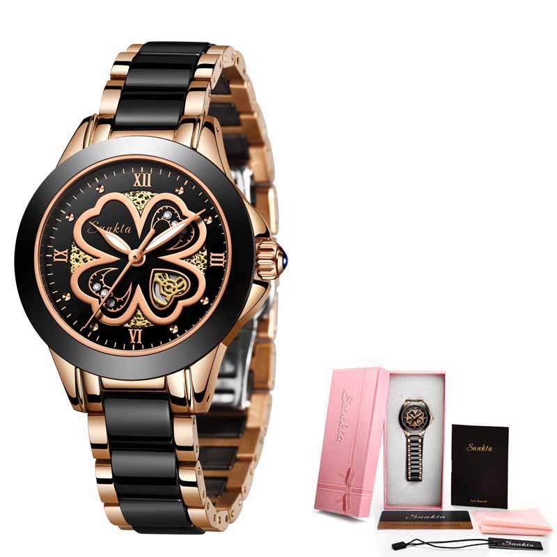 LIGE SUNKTA-Reloj de pulsera de lujo para Mujer 💦🌟✨