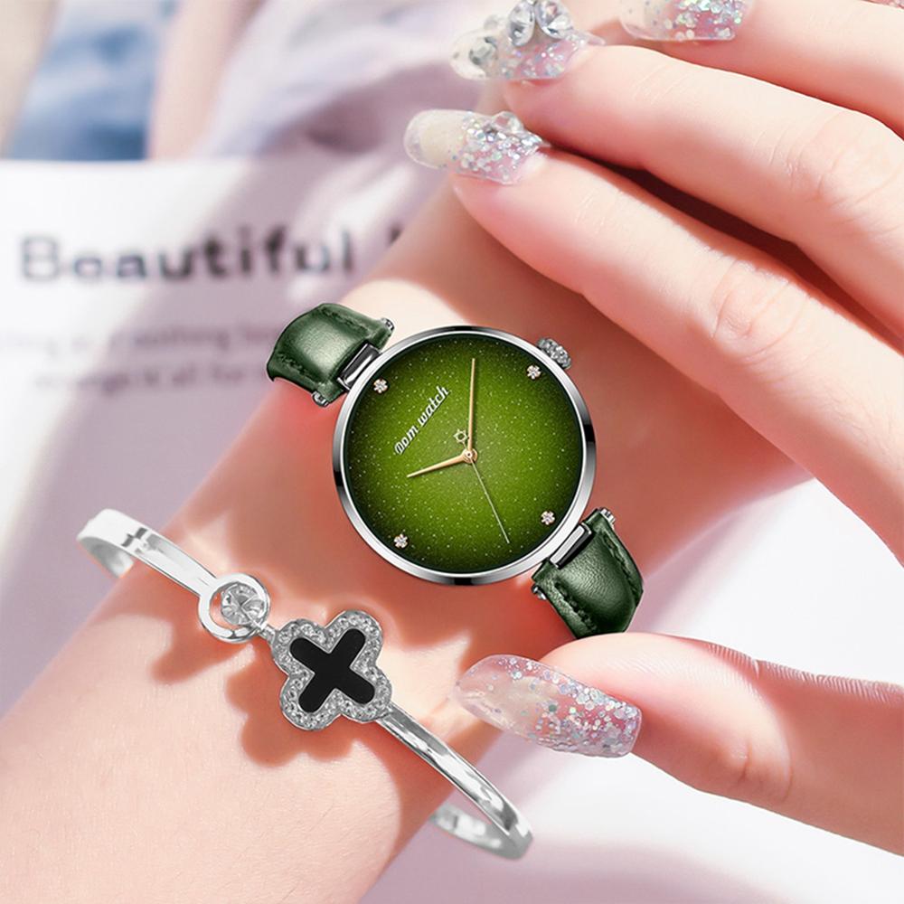 DOM 🕰️💃 DOM-Reloj de Pulsera para Mujer 💧💚