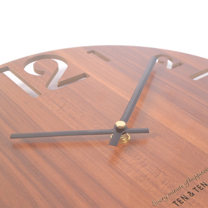 Wooden 3D Wall Clock  Colección ¡Descubre el encanto del "Reloj de Pared de Madera "!estilo nórdico y contemporáneo! ⏰🏠