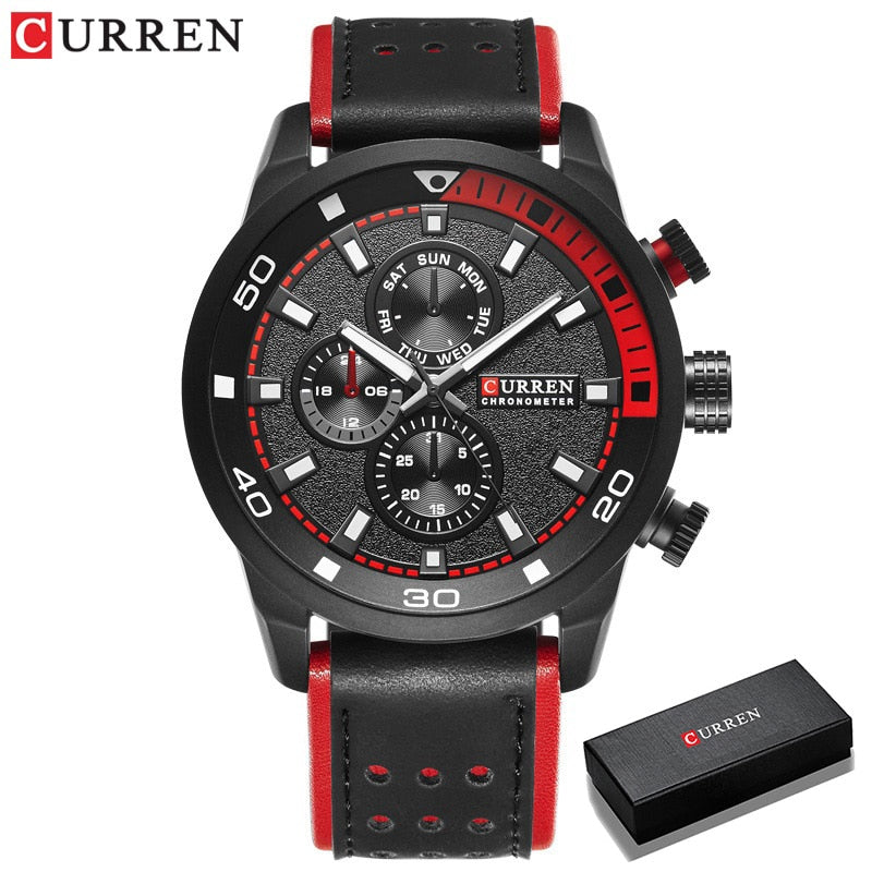 CURREN 2017 para hombres! ⌚️ 🎁 El regalo perfecto para hombres, 🎩 Elegante y sofisticado. ¡Consigue tu reloj CURREN ahora y haz una declaración audaz! 🌟😎