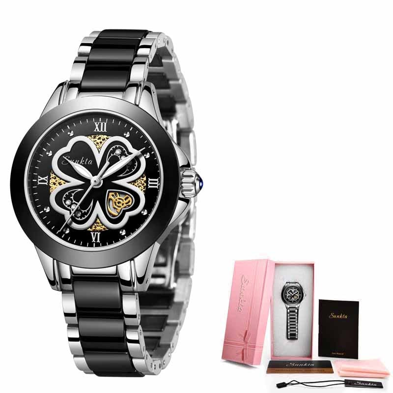 LIGE SUNKTA-Reloj de pulsera de lujo para Mujer 💦🌟✨