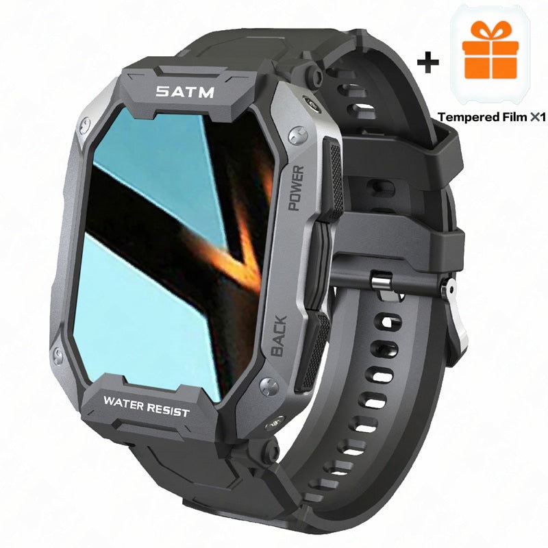 2022 nuevo relojes inteligentes completamente táctil para Android Xiaomi iOS presión arterial oxígeno Fitness reloj 5 Atm smarwatch resistente al agua hombres militar