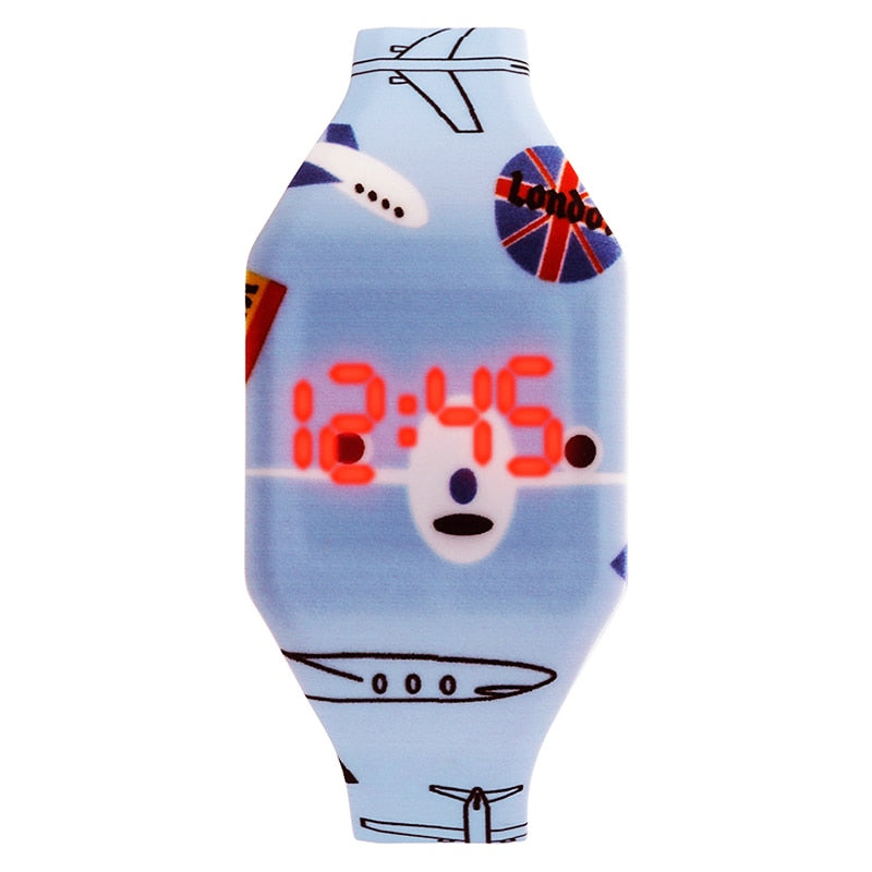 ¡Relojes infantiles de dinosaurios! 🦕🦖 Divertidos y adorables relojes LED digitales para niños y niñas. ¡Hora de aprender con diversión! ⌚👧👦