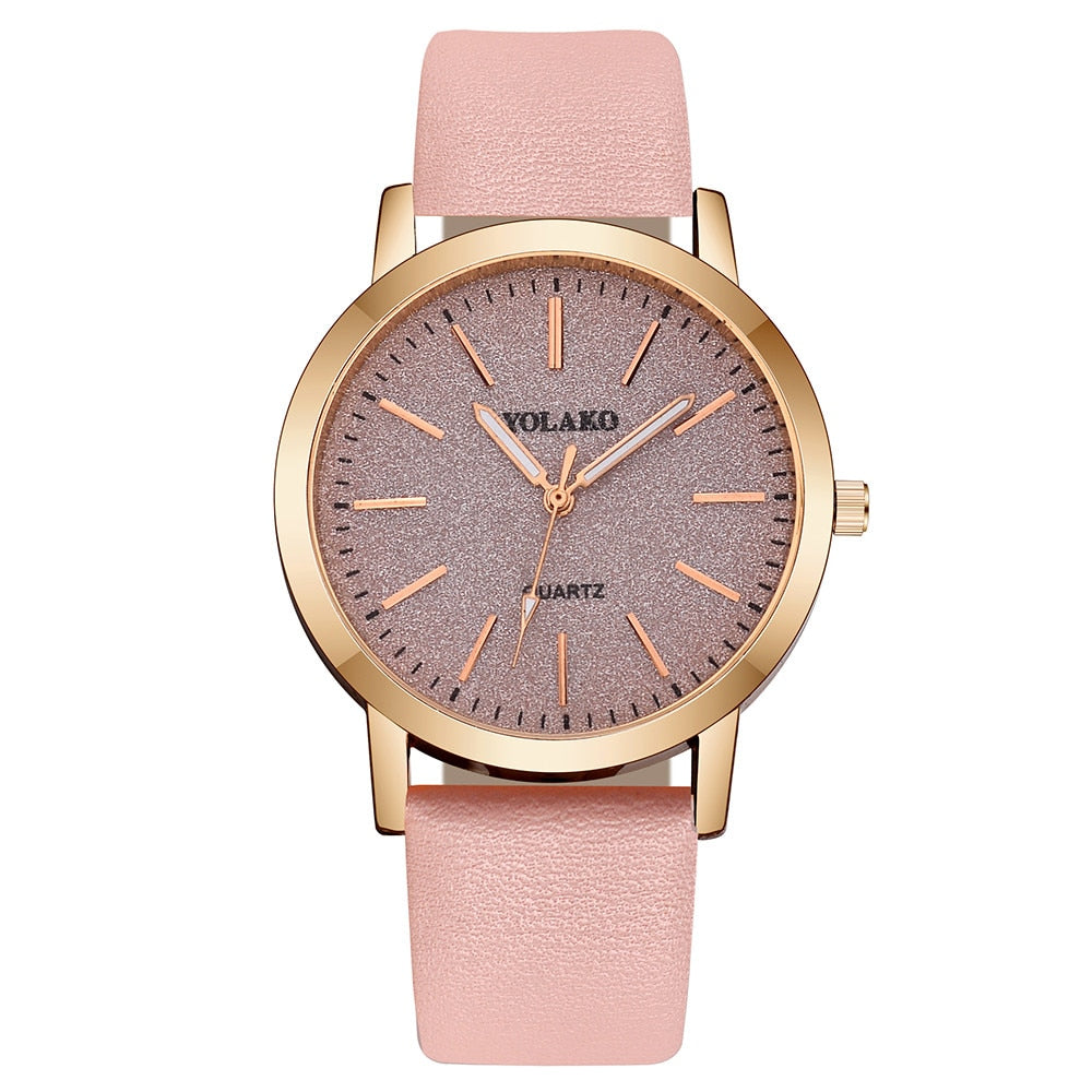 Women's Watches¡Descubre la elegancia del lujo con la "Montre Femme"! Un reloj de marca para mujeres con un diseño de moda, con correa de cuero. Este reloj de pulsera femenino de cuarzo es perfecto para lucir con estilo.  ⌚💕